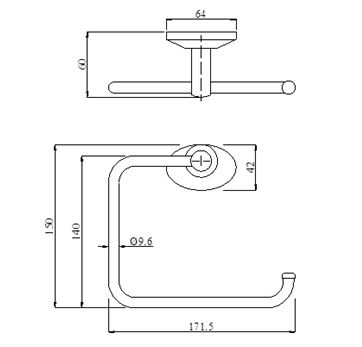 Vòng Treo Khăn BAO M3-3004