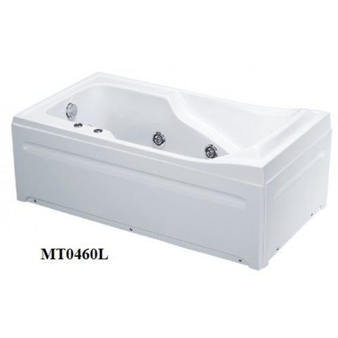 Bồn Tắm Massage 1610cm Chân Yếm Trái CAESAR MT0460L(R)