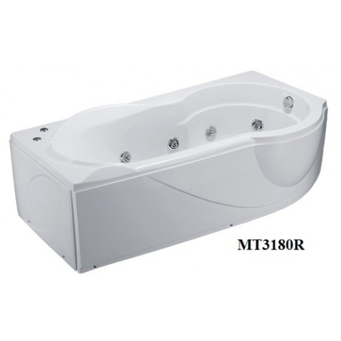 Bồn Tắm Massage Yếm Trái CAESAR 1810cm MT3180L(R)