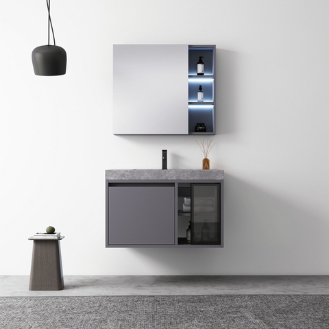 Tủ Lavabo PlyWood Laminate Cao Cấp 800mm