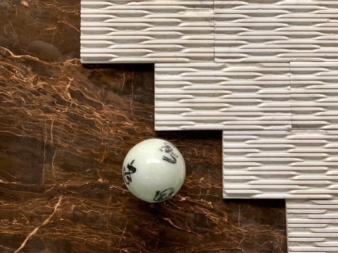 Đá Răng Lược Trắng Sữa