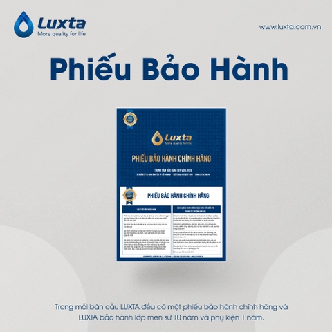 Bồn Cầu 1 Khối LUXTA LT102