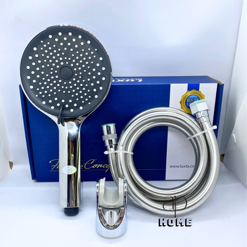 Tay sen tắm cao cấp nhựa ABS mạ chrome 3 chế độ LUXTA TN27