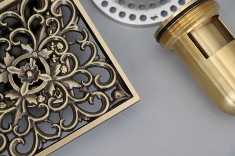 Phễu Thoát Sàn Cổ Điển 10x10