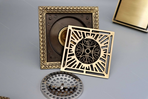 Phễu Thoát Sàn Cổ Điển 10x10