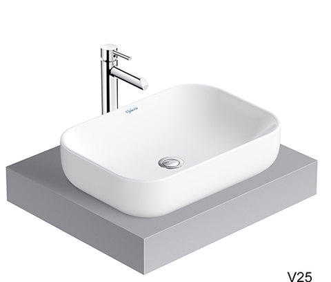 Lavabo Đặt Bàn VIGLACERA V25 Nano Titan