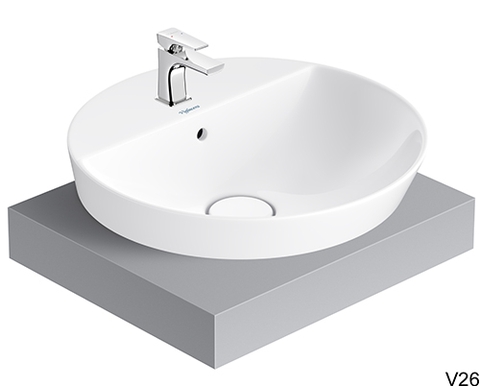 Lavabo Đặt Bàn VIGLACERA V26 Nano Titan