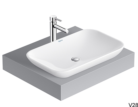 Lavabo Đặt Bàn VIGLACERA V28 Nano Titan
