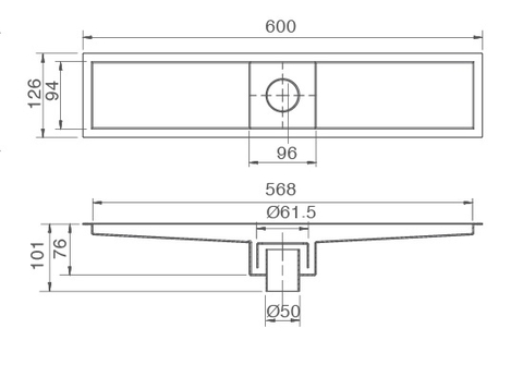 Phễu Thoát Sàn INAX PBFV-600