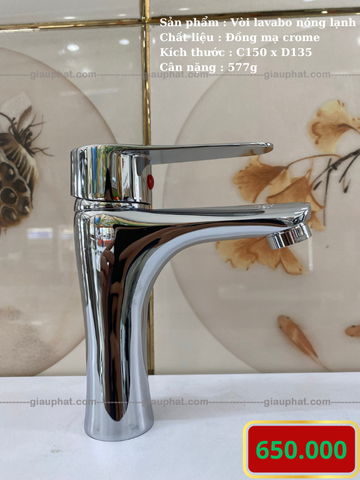 Vòi Lavabo Nóng Lạnh Gật gù NL03