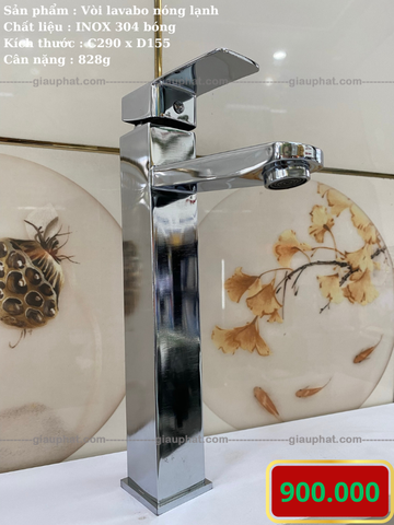 Vòi Lavabo Nóng Lạnh Gật gù NL04 30cm
