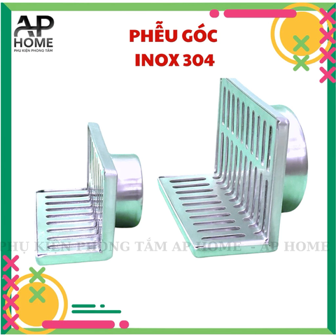 Phễu thoát nước vách tường inox 304 – chống gỉ, thoát nước nhanh, lắp gọn gàng - Ống phi 90