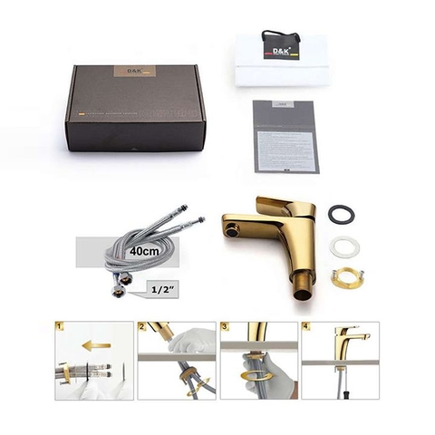 Vòi lavabo nóng lạnh DK 1432103