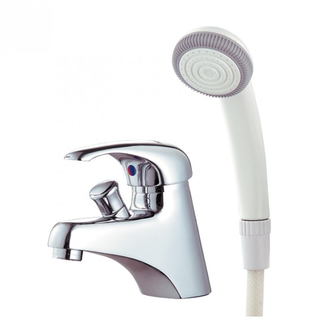 Vòi Lavabo Nóng Lạnh Kèm Dây Bát Sen CAESAR B136CU