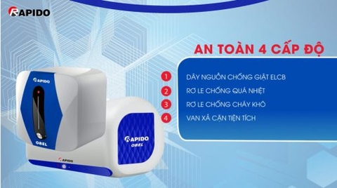 Bình nước nóng Rapido Obel ROV 20L