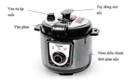 Nồi áp suất đa năng Rapido RPC -1000M (Điều khiển cơ)