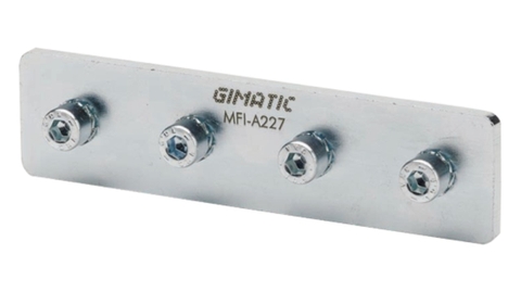 Straight fixing plate (kit with screws) - MFI-A227