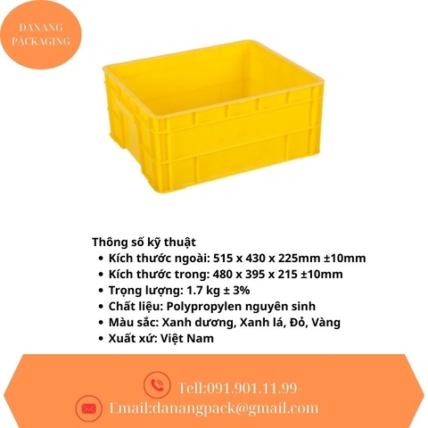 Thùng Nhựa Sóng Bít DNP2 – Giải Pháp Lưu Trữ Vận Chuyển An Toàn, Bền Bỉ