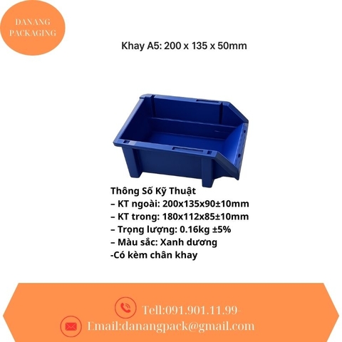 KHAY NHỰA A5 – GIẢI PHÁP LƯU TRỮ LINH KIỆN HIỆU QUẢ CHO NHÀ XƯỞNG & KHO HÀNG