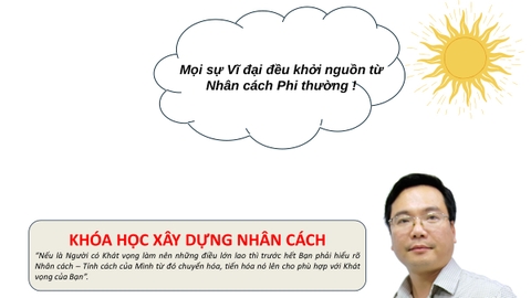 KHÓA HỌC XÂY DỰNG NHÂN CÁCH