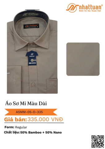 ÁO SƠ MI MÀU TAY DÀI