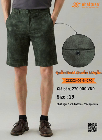 Quần Kaki Chuẩn 3-05 Ngắn 270
