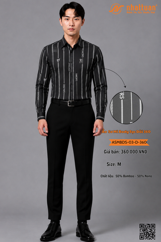 Áo Sơ Mi Body Sọc 03 Dài 360