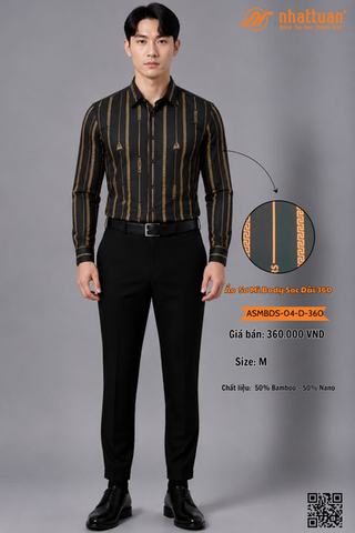 Áo Sơ Mi Body Sọc 04 Dài 360
