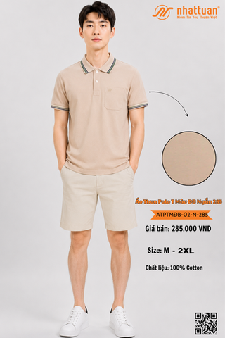 Áo Thun Polo T Màu ĐB Ngắn 285.