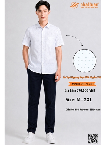 Áo Vạt Ngang Họa Tiết Ngắn 270