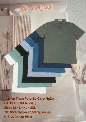 ÁO POLO NAM ÉP CARO