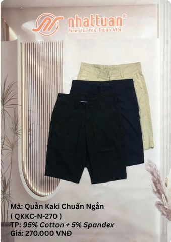 QUẦN KAKI CHUẨN NGẮN