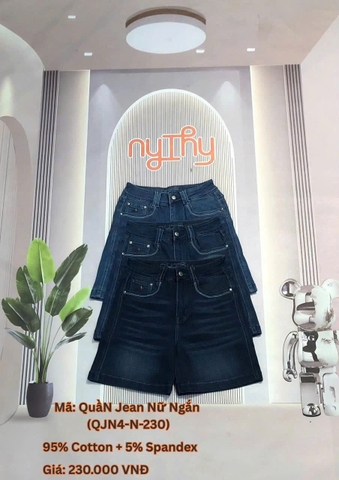 QUẦN JEAN NỮ NGẮN