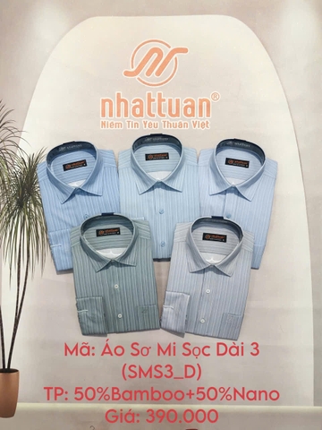 ÁO SƠ MI SỌC TAY DÀI