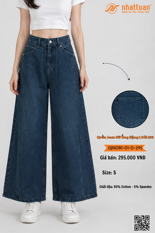 Quần Jean Nữ Ống Rộng 1-01 Dài 295