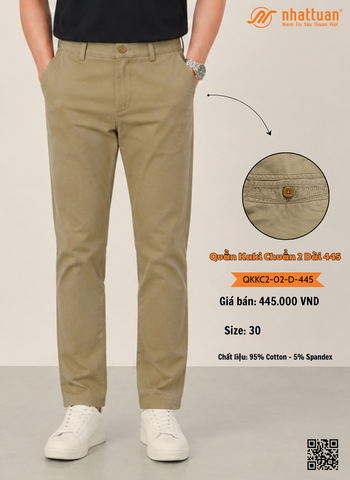 Quần Kaki Chuẩn 2-02 Dài 445