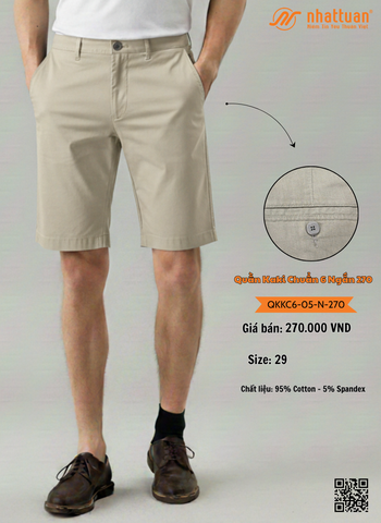 Quần Kaki Chuẩn 6-05 Ngắn 270