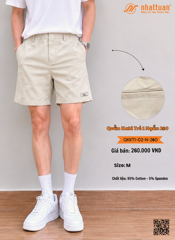 Quần Kaki Trẻ 1 - Ngắn 260.