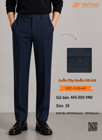 Quần Tây Chuẩn 13 Dài 445