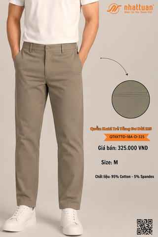 Quần Kaki Trẻ Tăng Đơ 18A Dài 325*