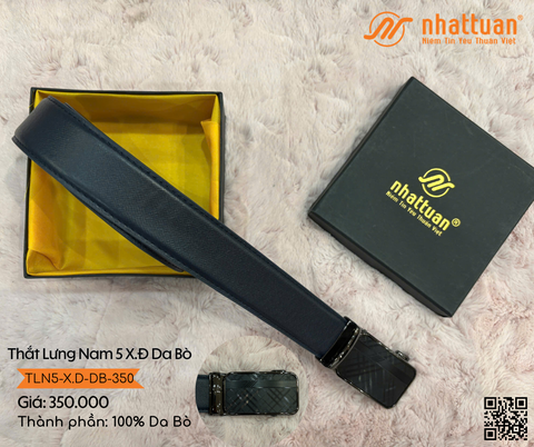 Thắt Lưng Nam 5 X.Đ Da Bò 350