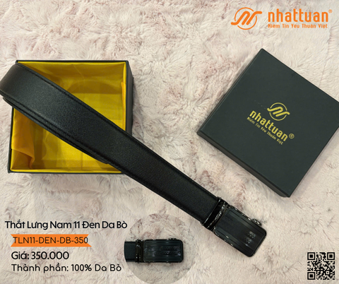 Thắt Lưng Nam 11 Đen Da Bò 350