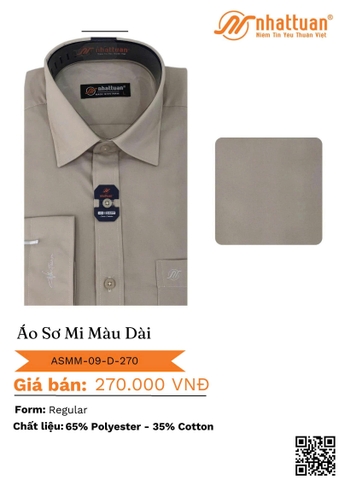 Áo Sơ mi Màu Tay Dài