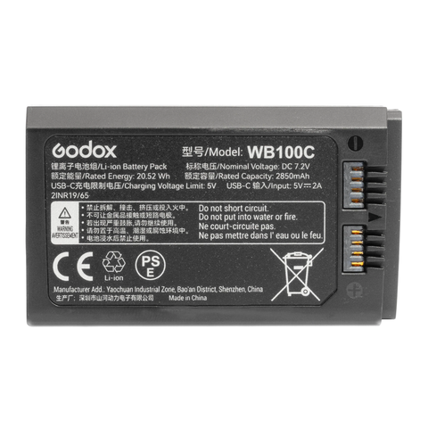 Pin Lithium Godox WB100C