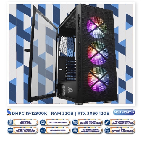 DHPC RENDER I9 - 12900K | RTX 3060 12GB | SSD 500GB | RAM 32GB