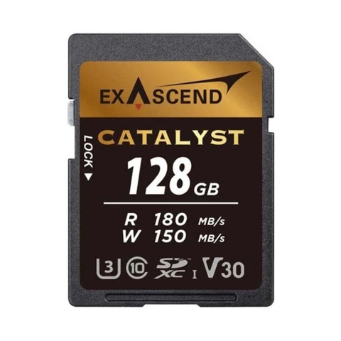 Thẻ nhớ SD Exascend Catalyst V30 128GB đọc 180MB/s ghi 150MB/s