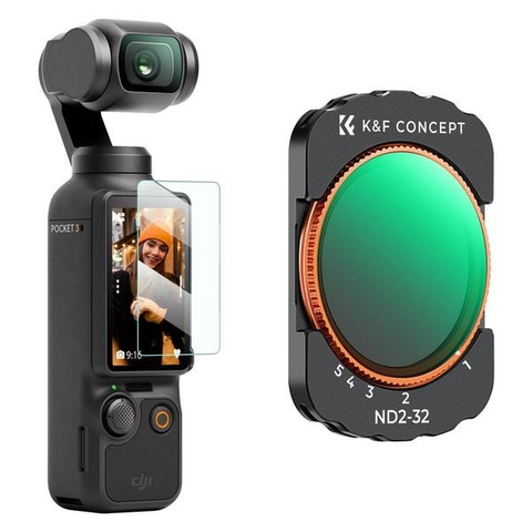 Kính Lọc K&F Concept Magnetic ND2-32 (KF01.2544) Cho DJI Osmo Pocket 3 Và Pocket 4