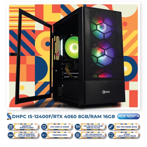 DHPC I5-12400F | RTX 4060 8GB | RAM 16GB
