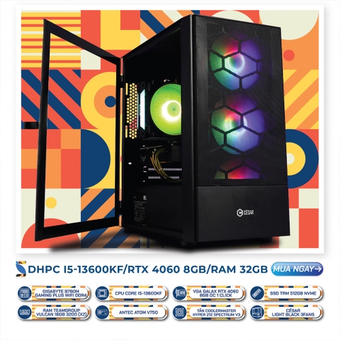 DHPC I5-13600KF | RTX 4060 8GB | RAM 32GB