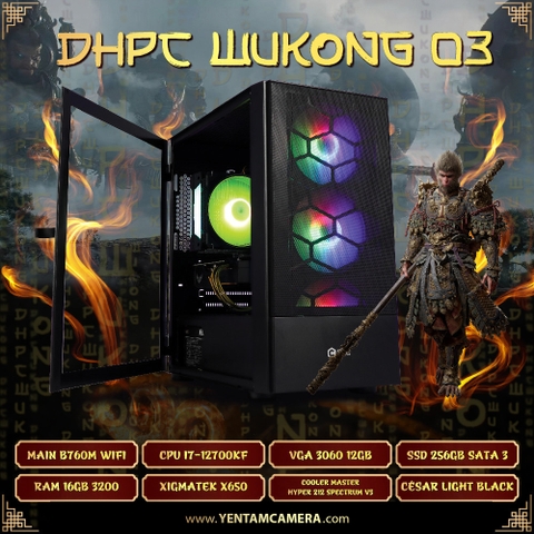 DHPC WUKONG 03(I7-12700KF | RTX 3060 12GB | RAM 16GB)